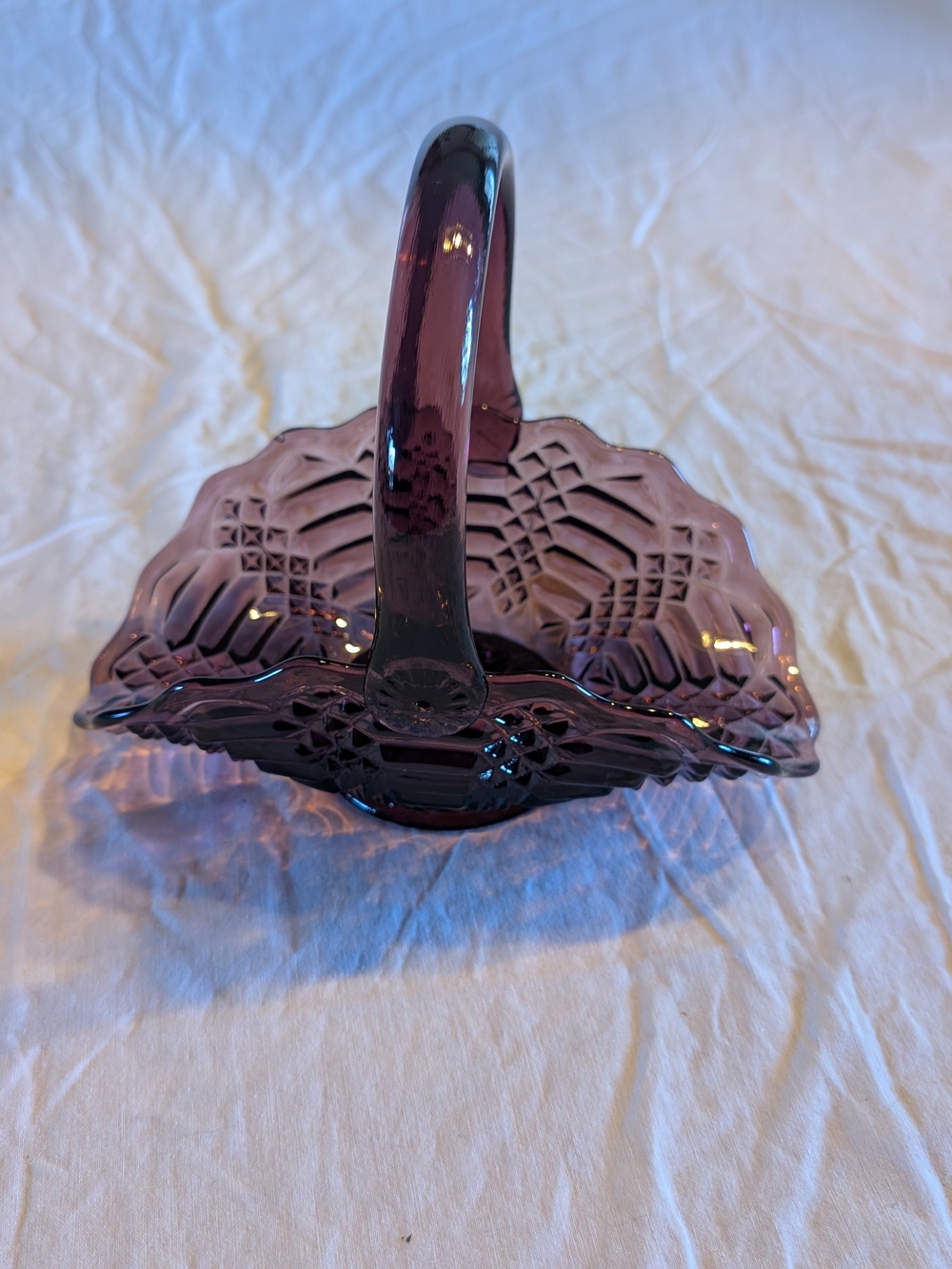 2/70$ Vintage Purple Glass Basket